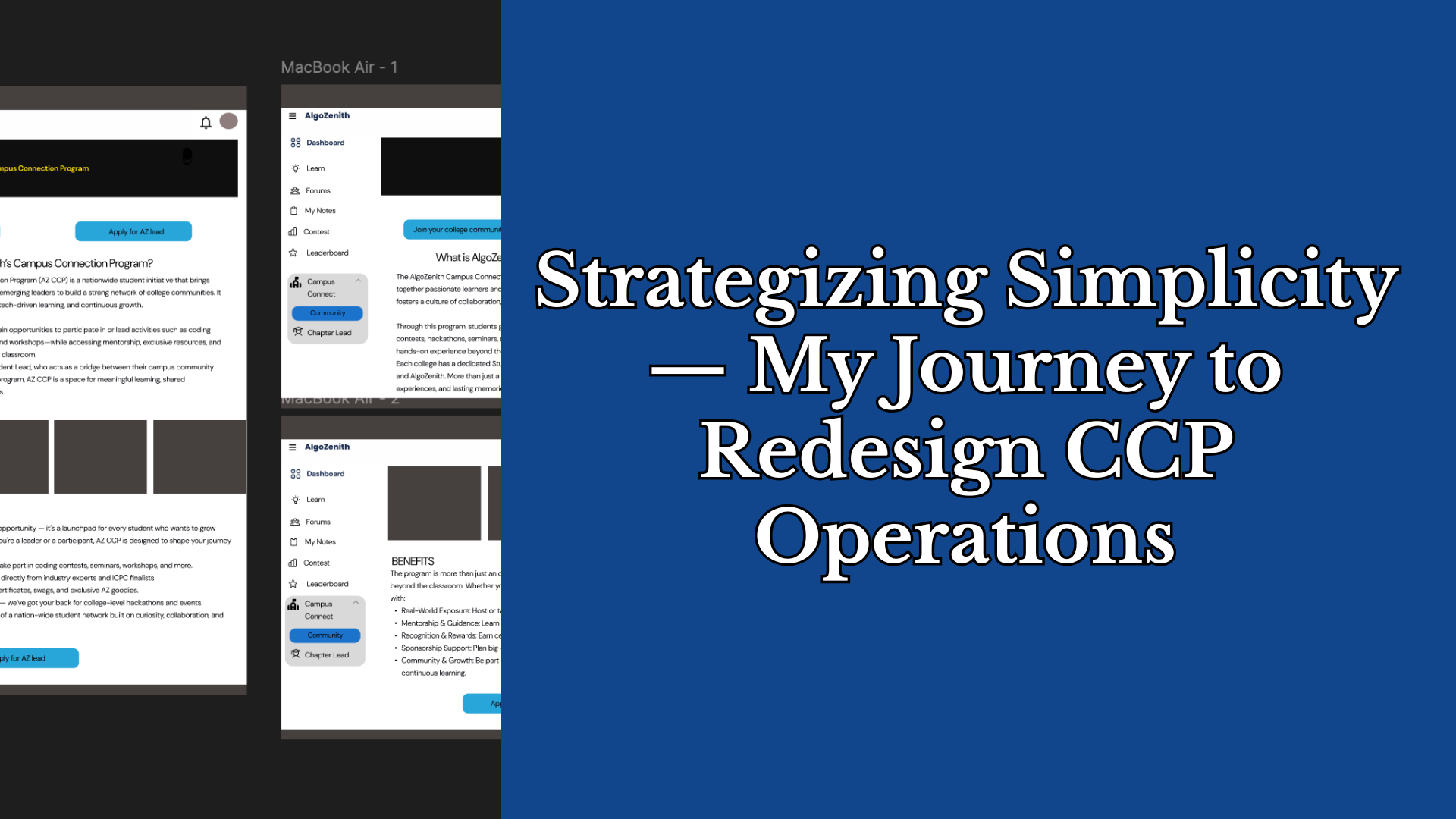 CCP on primary Az website